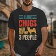 Chug Dog Retro Vintage Pughuahua Owner Fur Parent Introvert Unisex T-Shirt Chug Dog Retro Vintage Pughuahua Owner Fur Parent Introvert Unisex T-Shirt