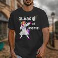Class Of 2018 Graduation Him Her Unicorn Dabbing Shirt Unisex T-Shirt