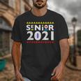 Class Of 2021 Senior Year 90's TV Style Graduation For Grad Unisex T-Shirt