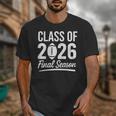 Class Of 2026 Final Season Senior 2026 Football Graduation Unisex T-Shirt