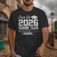 Class Of 2026 Senior Year Loading Countdown Graduation Unisex T-Shirt