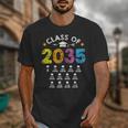 Class Of 2035 Grow With Me Checklist Graduation Unisex T-Shirt