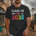 Class Of 2035 Kindergarten Pre K Grow With Me Graduation Unisex T-Shirt