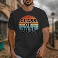 Class Of 2035 Senior Graduate Retro Graduation Unisex T-Shirt