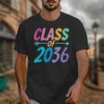 Class Of 2036 First Day Kindergarten Grow With Me Graduation Unisex T-Shirt