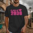Class Of 2038 Pink Girls Growing Up School Memory Graduation Unisex T-Shirt