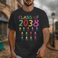 Class Of 2038 Senior Class 2038 Idea Graduation Grow With Me Unisex T-Shirt
