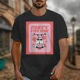 Cool Fun Cute Party Introvert Cat Character Unisex T-Shirt Cool Fun Cute Party Introvert Cat Character Unisex T-Shirt