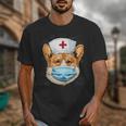 Corgi Dog Nurse RN Nursing School Graduation Unisex T-Shirt