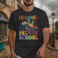 I Crushed Pre-K Monster Truck Graduation Preschool Grad 2025 Unisex T-Shirt