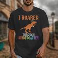 Dinosaur Graduation I Roared Through Kindergarten T-Shirt Unisex T-Shirt