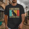 I Like Dogs And Maybe 3 People Introvert Unisex T-Shirt