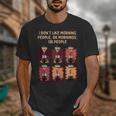I Dont Like Morning People Introvert Coffee Lover Antisocial Unisex T-Shirt I Dont Like Morning People Introvert Coffee Lover Antisocial Unisex T-Shirt