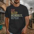 Eat Sleep Memorize Repeat Memory Unisex T-Shirt