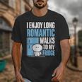I Enjoy Long Romantic Walks To My Fridge Introvert Unisex T-Shirt
