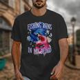 Fishing Runs In My Blood Introvert Hobby Antisocial Unisex T-Shirt Fishing Runs In My Blood Introvert Hobby Antisocial Unisex T-Shirt