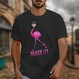 Flamingo Nailed It Graduation Flamingo Unisex T-Shirt