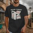 Never Forget VHS Tape Cassette Floppy Disk Nostalgia 80s 90s Unisex T-Shirt Never Forget VHS Tape Cassette Floppy Disk Nostalgia 80s 90s Unisex T-Shirt