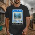 Frutiger Aero Aesthetic Tech Computer Aquarium Tarot Card Unisex T-Shirt