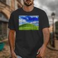 Frutiger Aero Meadow Aesthetic Y2k 2000s Ironic Nostalgic Unisex T-Shirt