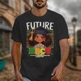 Future HBCU Grad Afro Girl College Graduation Kids Unisex T-Shirt