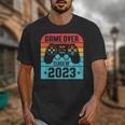 Game Over Class Of 2023 Shirt Students Graduation Unisex T-Shirt