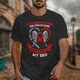 Go Red In Memory Of Dad Heart Disease Awareness Memorial Unisex T-Shirt Go Red In Memory Of Dad Heart Disease Awareness Memorial Unisex T-Shirt