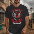 Go Red In Memory Of Daughter Heart Disease Awareness Graphic Unisex T-Shirt