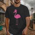 Graduate Cute Pink Flamingo Graduation Unisex T-Shirt