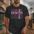 Graduation Class Of 2026 Senior 2026 Pink Bow Coquette Unisex T-Shirt