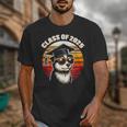 Graduation Day 2025 Graduate Class School Degree College Dog Unisex T-Shirt