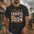 Graduation Proud Parents Of a 2024 Graduate For Mom And Dad Unisex T-Shirt