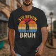 Graduation Six Seven Bruh Dabbing 67 Meme 6 7 Boys Kids Unisex T-Shirt