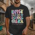 Groovy In My Last Day Of School Era Second Grade Graduation Unisex T-Shirt