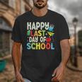 Happy Last Day Of School Teacher Kids Boys Girls Graduation Unisex T-Shirt