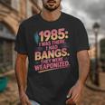 Hilarious 1985 Big Hair Bangs Joke For Gen X Nostalgia Unisex T-Shirt