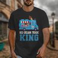 Ice Cream Truck King Nostalgia Summer Ice Cream Truck Driver Unisex T-Shirt