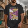 I'd Rather Be Kite Flying Throwback Hobby Memory Kite Unisex T-Shirt