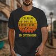 I'm Outstanding Retro Introvert Mountain Trip Lover Unisex T-Shirt