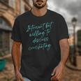 Introvert But Willing To Discuss Crocheting Unisex T-Shirt