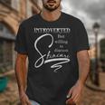 Introverted Skincare Esthetician Beautician Cosmetologist Unisex T-Shirt