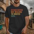 Introverted But Willing To Discuss Cats Introvert Unisex T-Shirt Introverted But Willing To Discuss Cats Introvert Unisex T-Shirt
