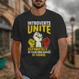 Introverts Unite Introvert Antisocial Anti Social Unisex T-Shirt Introverts Unite Introvert Antisocial Anti Social Unisex T-Shirt