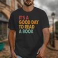 It's A Good Day To Read A Book Retro Vintage Teacher Unisex T-Shirt It's A Good Day To Read A Book Retro Vintage Teacher Unisex T-Shirt