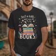 Just a Girl Who Loves Books Cute Book Lover Bookworm Unisex T-Shirt