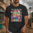 Just A Girl Who Loves Books Reading Library Unisex T-Shirt