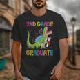 Kids 2nd Grade Graduate Dinosaur Trex 2nd Grade Graduation Unisex T-Shirt