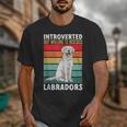 Labrador Retriever Introvert White Lab Unisex T-Shirt