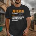 Labrador Retriever Labtrovert Definition Introvert Labrador Unisex T-Shirt