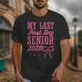 My Last First Day Senior 2026 Coquette Pink Bow Graduation Unisex T-Shirt